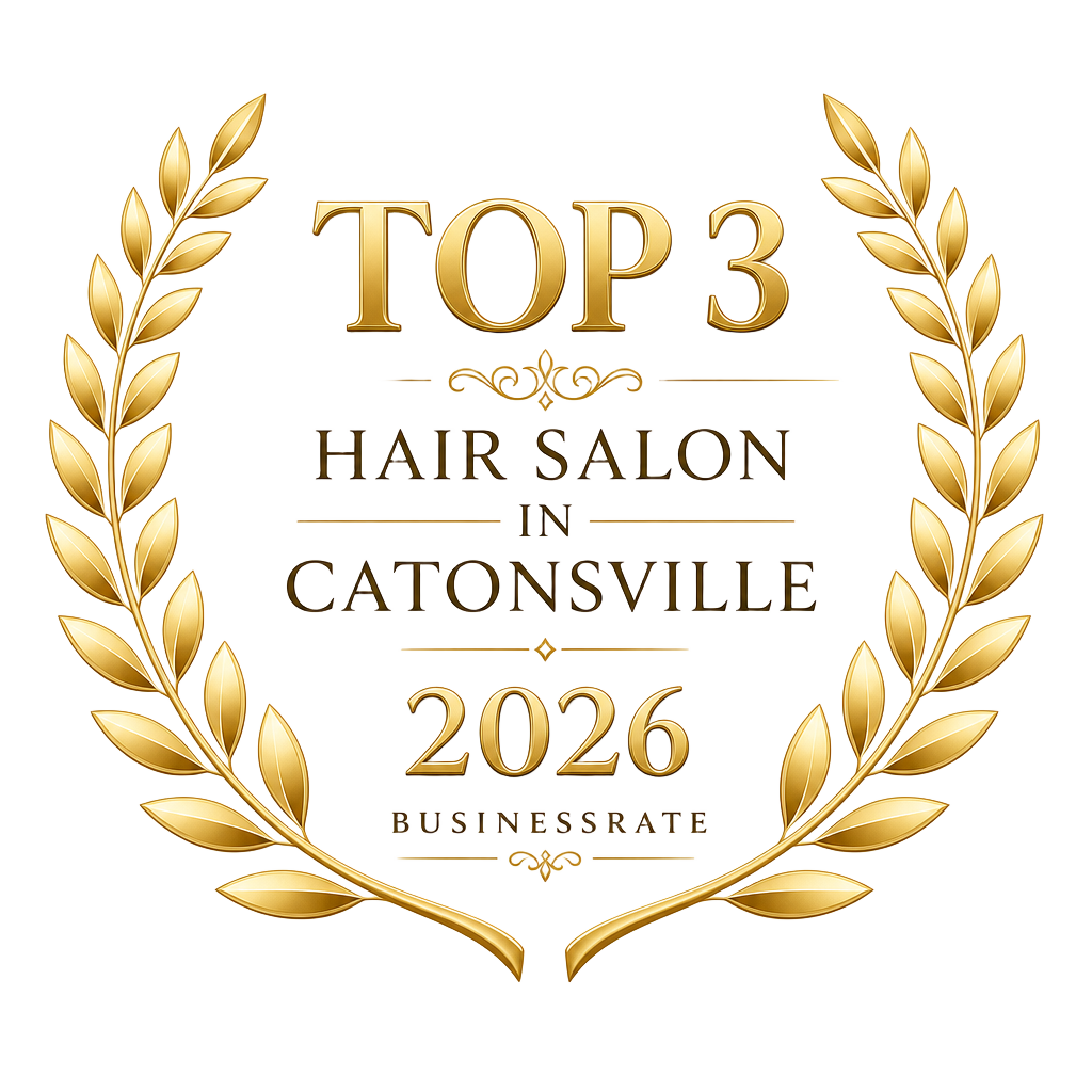 Top 3 Hair Salon in Catonsville 2026 — BusinessRate award badge